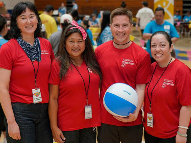 Honored for Extraordinary Community Service Special Olympics volunteer team from Kaiser Permanente Hawaii