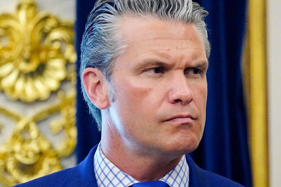 A photo of Pete Hegseth.