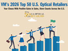 For VM’s 2026 Top 50 U.S. Optical Retailers, Year Closes With Positive Gains in Sales, Store Counts Across the U.S. For VM's 2026 Top 50 U.S. Optical Retailers, Year Closes With Positive Gains in Sales, Store Counts Across the U.S.