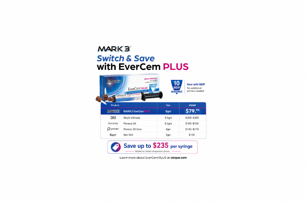 MARK3 Introduces New & Improved EverCem Plus Universal Resin Cement with MDP MARK3 Introduces New & Improved EverCem Plus Universal Resin Cement with MDP