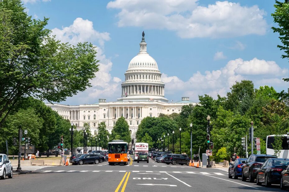 A photo of the Capitol Building in Washington, DC.