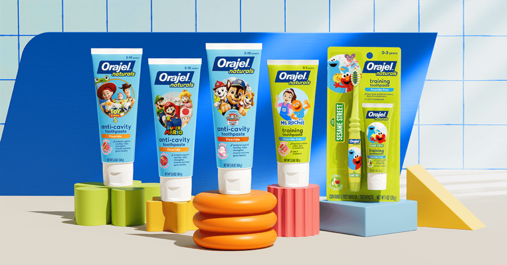 Orajel Rebrands Its Kids Oral Care Line to Orajel Naturals