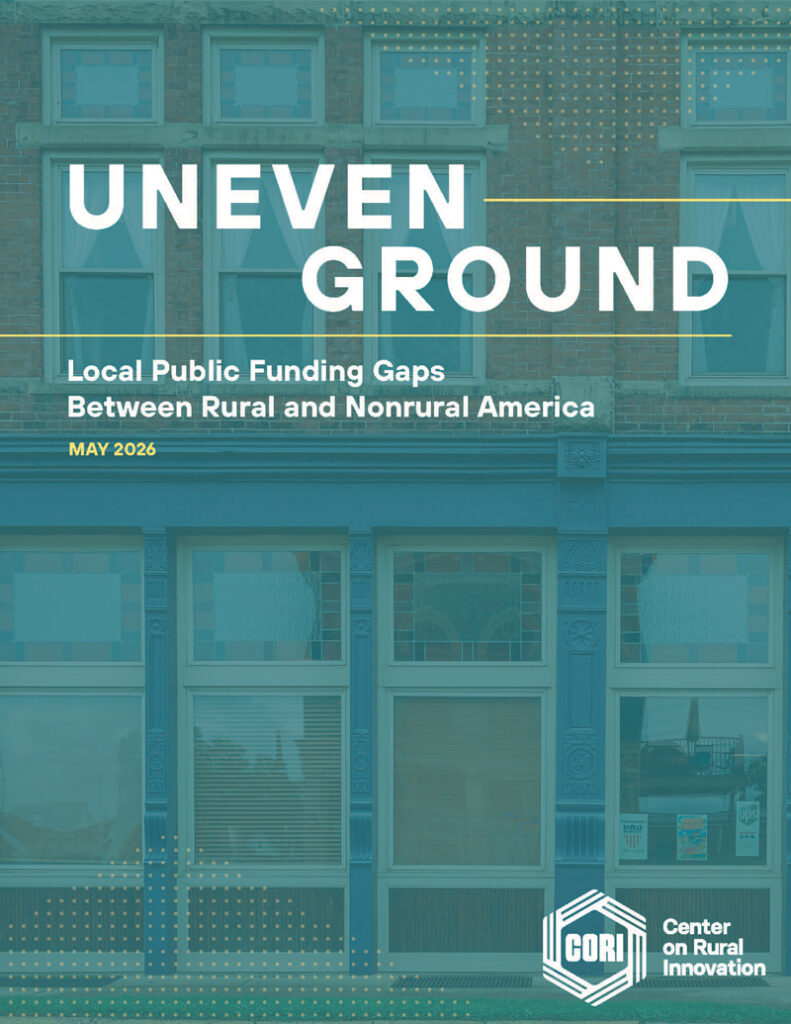 Uneven Ground: Rural Public Funding Gaps Uneven Ground Report Cover