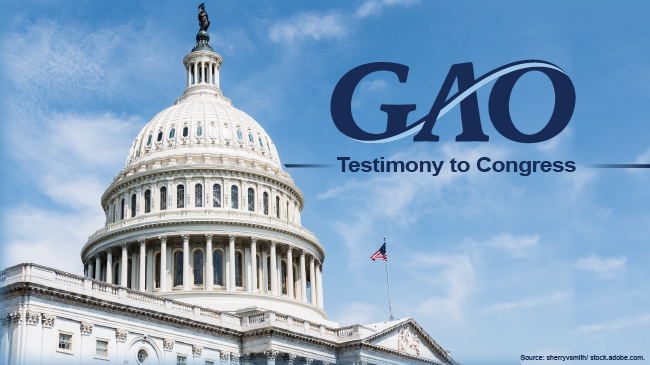 The U.S. Capitol building with the words
