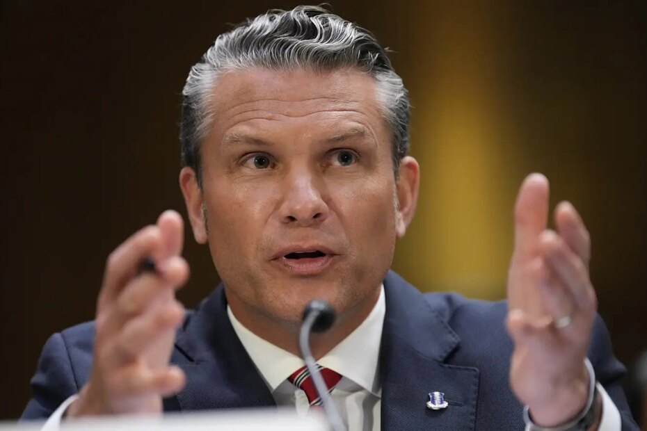 A photo of Pete Hegseth.