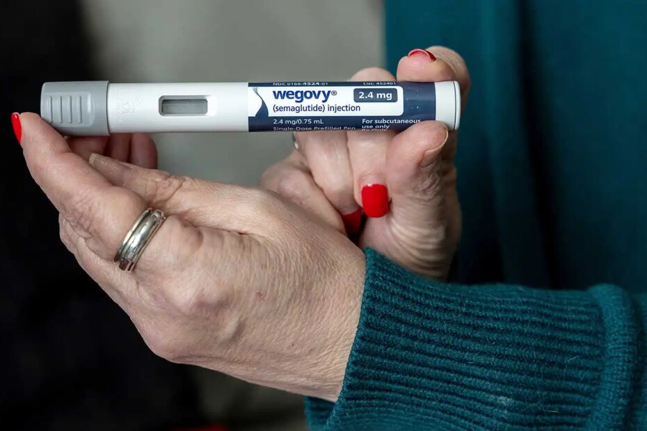 A dose of Wegovy, a drug used for weight loss, is displayed on March 1, 2024, in Front Royal, Va.
