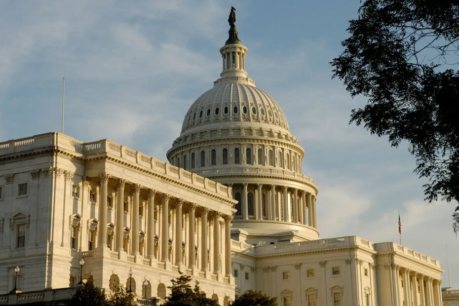 A photo of the Capitol building in Washington, DC.