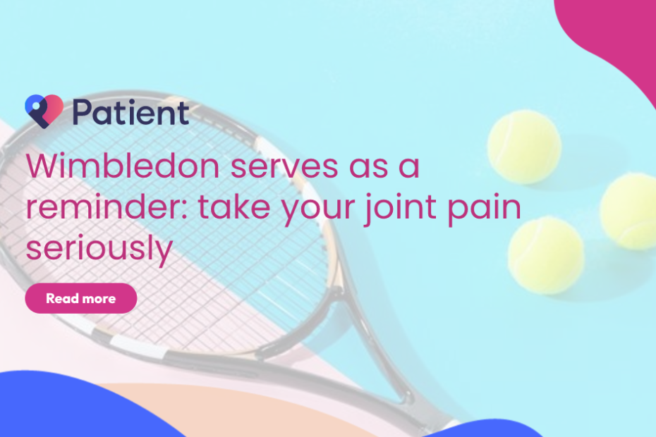 Wimbledon Reminder: Don't Ignore Joint Pain
