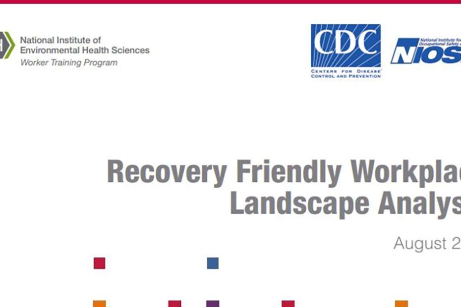 Environmental Factor - September 2023: Recovery-friendly workplaces on the rise, despite limited resources