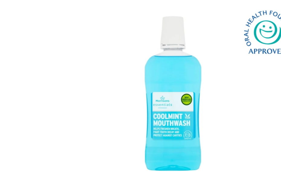 Morrisons Cool Mint Mouthwash | Oral Health Foundation